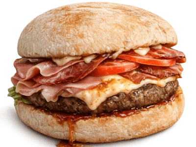 Pizza Bis hamburger della casa