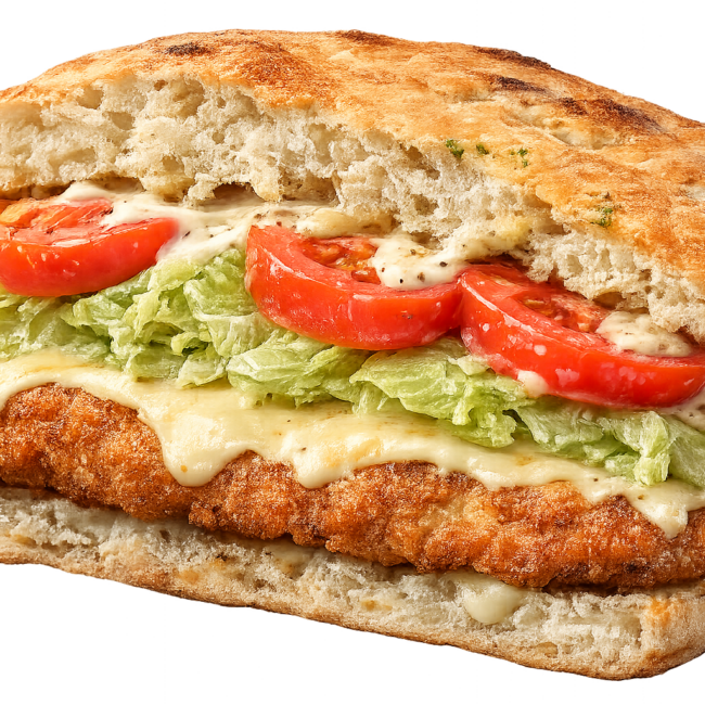 Pizza Bis panino milanese